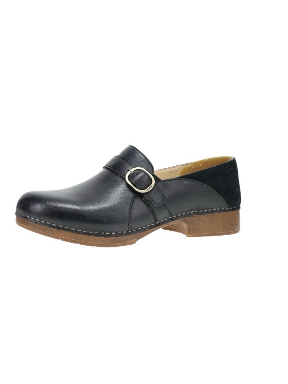 Dansko Margaret Clog-Loafer Size 39 / 8.5 / 9 Black  Buckle